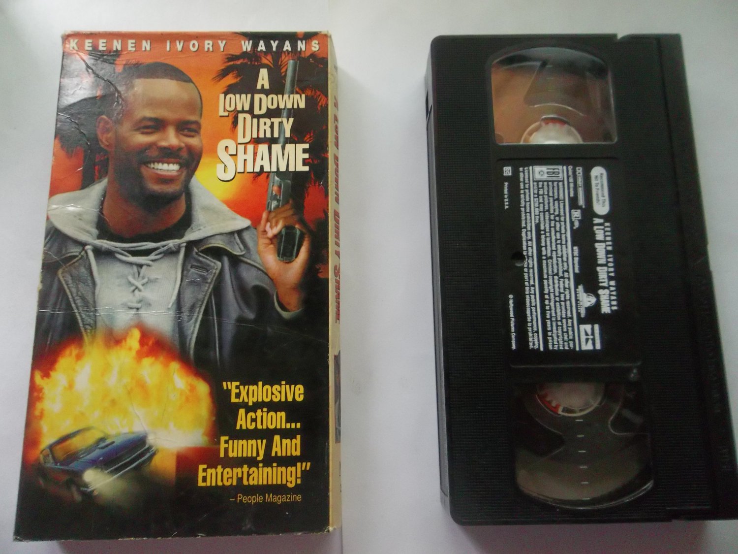 A LOW DOWN DIRTY SHAME (VHS) KEENEN IVORY WAYANS (ACTION/THRILLER ...