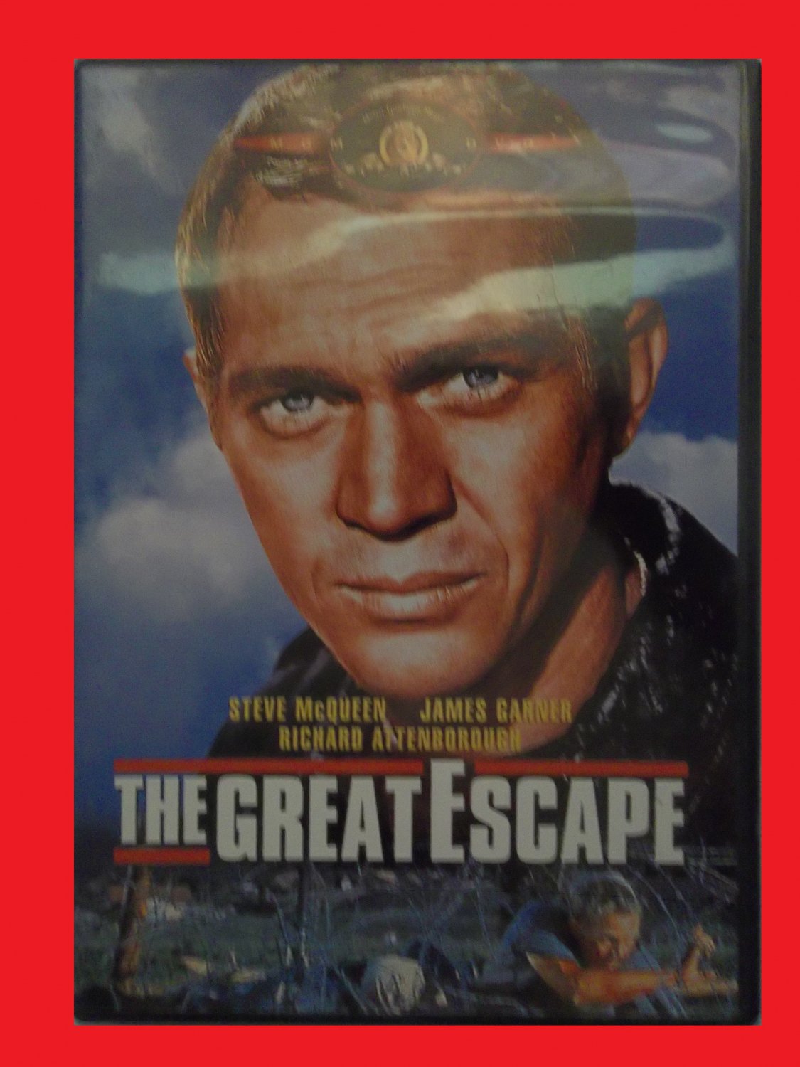 THE GREAT ESCAPE (FREE DVD & FAST SHIPPING) STEVE MCQUEEN (TRUE STORY/THRILLER/SUSPENSE)