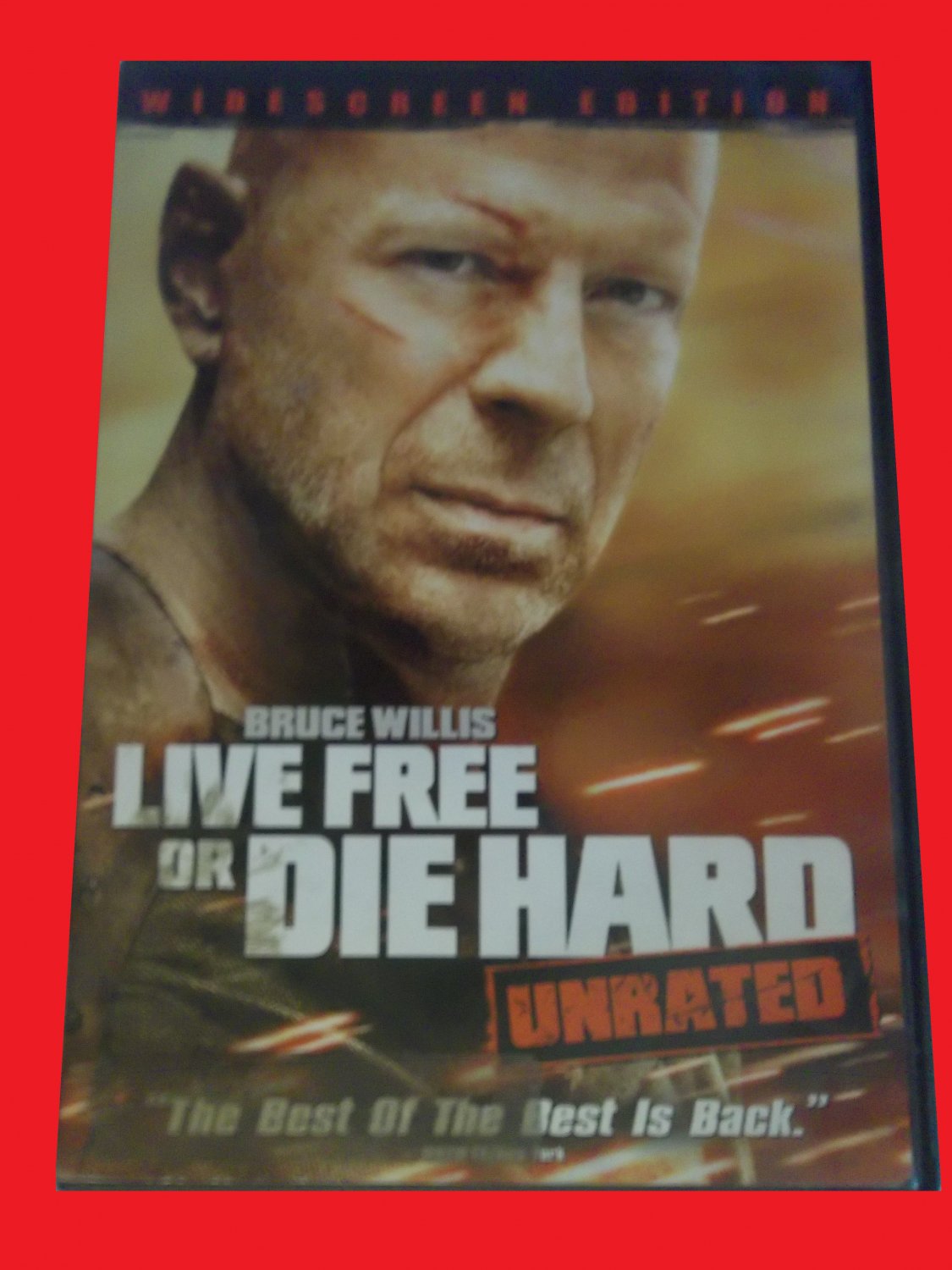 LIVE FREE OR DIE HARD (FREE DVD & FAST SHIPPING) BRUCE WILLIS (ACTION/THRILLER)