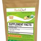 20 gm 100% Organic Ginger Root Powder PREMIUM Raw Ground Ginger Zingiber Officinale