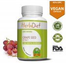 30 capsules PURE Grape Seed Plus Extract 95% OPC 500mg Vegan Capsules Antioxidant Support