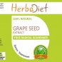 30 capsules PURE Grape Seed Plus Extract 95% OPC 500mg Vegan Capsules Antioxidant Support