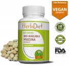 30 capsules Mucuna Pruriens Extract Capsules L-Dopa Velvet Bean Dopamine High Bioavailibilty