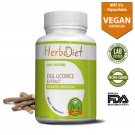 30 capsules Deglycyrrhizinated Licorice DGL Liquorice Extract Veg Capsules Stomach Lining