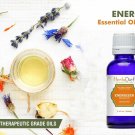 30 ML Energizer Instant Energy Boost Essential Oil Blend Pure Therapeutic Grade Oils