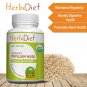 30 CAPSULES Organic Psyllium Husk Veg Capsules Natural Fiber Husks Digestive Aid Supplement