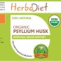 30 CAPSULES Organic Psyllium Husk Veg Capsules Natural Fiber Husks Digestive Aid Supplement