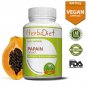 Powerful Digestive Enzyme Papain 800 TU Papaya Fruit Extract Veggie Capsules