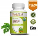 Organic Moringa Oleifera Natural Leaf Powder 600 TABLETS Pills - 5 Month Supply