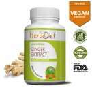 30 CAPSULES Ginger Root Extract 500mg Pills Capsules Digestive Support Fights Inflammation