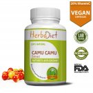 30 CAPSULES Camu Camu Fruit Extract Veg 500mg Capsules 20% Natural Vitamin C Antioxidant