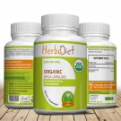 30 capsules Organic Amla Vegan Capsules Indian Gooseberry 500mg Detox Digestion Healthy Hair