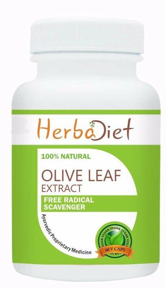 30 capsules PURE Olive Leaf Extract 20% Oleuropein 500mg Capsules Antioxidant Immune Support