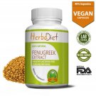 30 capsules Fenugreek Seed Extract 40% Veg Capsules 500mg Testosterone Female Hormone Boost