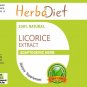 30 capsules Licorice Liquorice Root Extract 30% 500mg Capsules Glycyrrhiza Glabra Digestive
