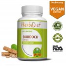 30 capsules Burdock Root Extract 10:1 Veg Capsules Detoxify Blood Protect Liver Antrioxidant
