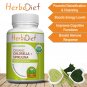 Organic Spirulina Chlorella Cracked Cell Extract 500mg Capsules Green Superfood