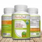 Organic Spirulina Chlorella Cracked Cell Extract 500mg Capsules Green Superfood