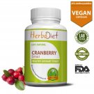 Cranberry Extract 25% Veg 500mg Capsules For Urinary Tract Health UTI Support