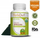 Organic Spirulina Extract Vegan Powder 60% Protein Capsules DETOX Weight Loss