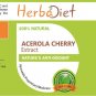 30 capsules Acerola Cherry Extract Capsules 100% Natural Wholefood Vitamin C Antioxidant
