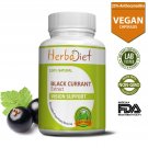 30 CAPSULES Black Currant Extract 200mg Capsules 25% Anthocyanidins Improves Eye Skin Health