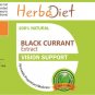 30 CAPSULES Black Currant Extract 200mg Capsules 25% Anthocyanidins Improves Eye Skin Health