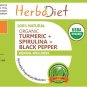 30 capsules Organic Turmeric Spirulina & Black Pepper Blend Capsules Immune Booster Support