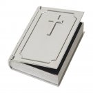 BOOK SHAPED BOX WITH CROSS ON COVER
