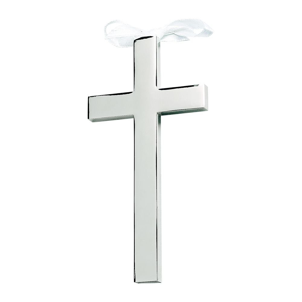 CROSS WITH WHITE RIBBON