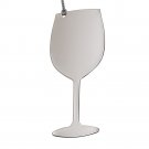 Wine Glass Ornament NP 3.375" x 1.5"