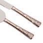 Galaxy Rose Gold Cake Knife & Server Set, 13 L
