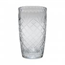 OPTIC CRYSTAL VASE WITH MEDALLION LL PATTERN