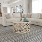 Alina Coffee Table Handcrafted Mango Wood Floral Carved Cut Out Design Distressed White Finish