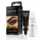 Henna for eyebrows Bio Formula Creamy henna with Argan oil & castor oil 1.0 Black