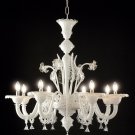 Gran Canal lux 8 lights crystal white