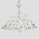 Adone Murano chandelier 5 lights crystal