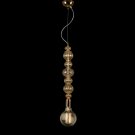 Munch, gold Murano glass lamp