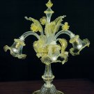 Murano Table lamp Ca 'Venier gold crystal