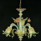 Cheope 3 lights crystal gold pink