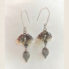 German silver vintage earrings, indian ethnic earrings, boho earrings, india tribal earring