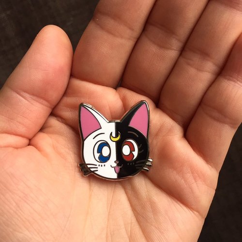 ARTEMIS & LUNA ENAMEL PIN