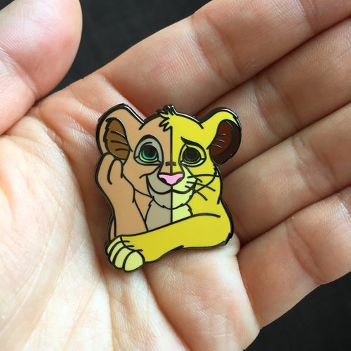 NALA AND SIMBA ENAMEL PIN