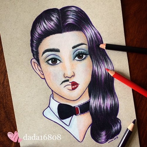 &acirc;��GOMEZ & MORTICIA&acirc;�� PRINT
