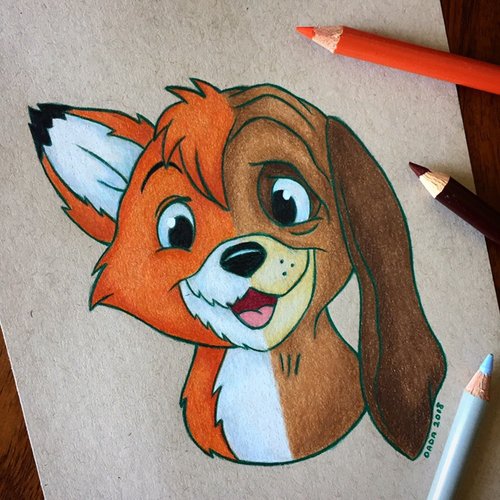 "FOX & HOUND" PRINT
