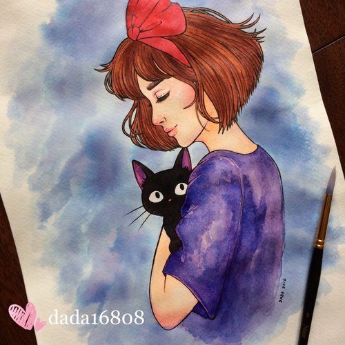 "KIKI & JIJI" PRINT
