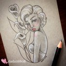 "MARILYN MONROE" ORIGINAL ARTWORK "MARILYN MONROE" ORIGINAL ARTWORK