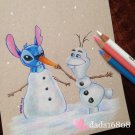 "DO YOU WANT TO BUILD A SNOWMAN" ORIGINAL ARTWORK "DO YOU WANT TO BUILD A SNOWMAN" ORIGINAL ARTWORK