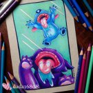 "DOUBLE TROUBLE" ORIGINAL ARTWORK "DOUBLE TROUBLE" ORIGINAL ARTWORK