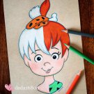 “BAM BAM & PEBBLES” ORIGINAL ARTWORK “BAM BAM & PEBBLES” ORIGINAL ARTWORK